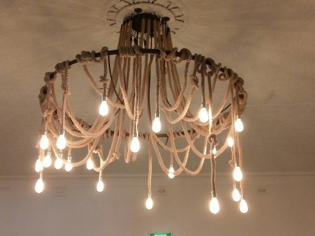 rope chandelier